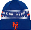 New Era MLB Primary Logo Wordmark Cuffed Beanie - Warm Game Day Hat
