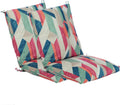 Set of 2 Outdoor Dining Chair Cushions for Patio Seating