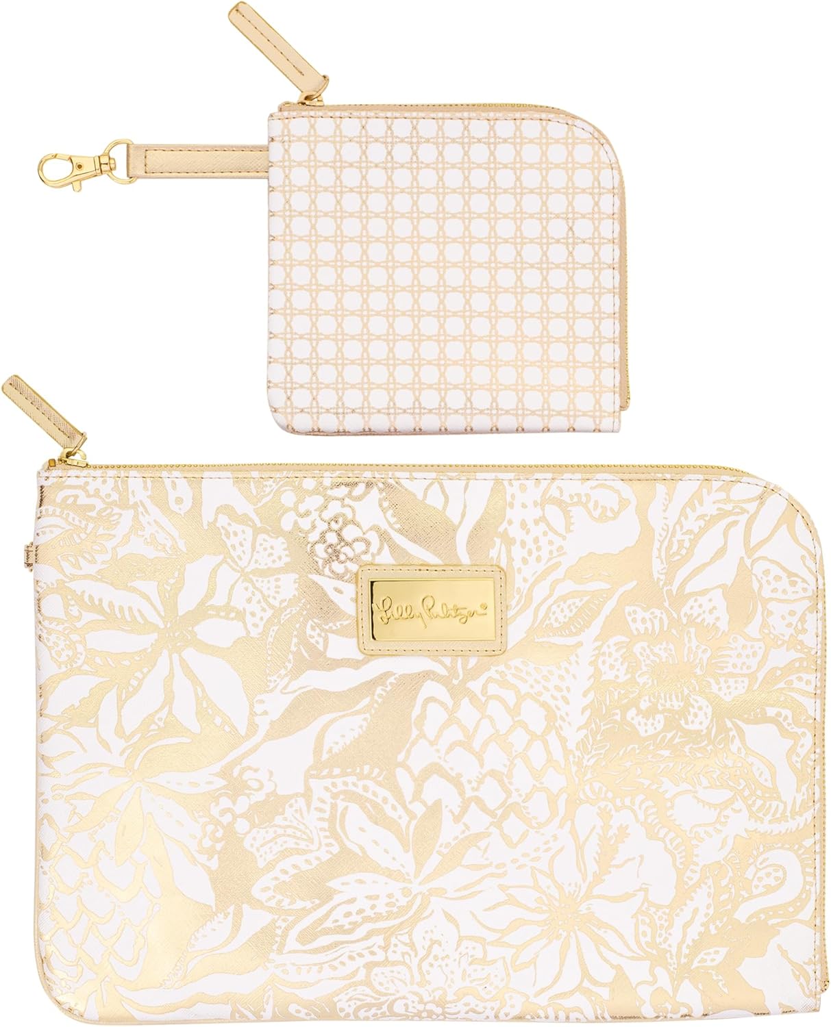 Lilly Pulitzer Padded Tech Sleeve with Zip Pouch for Accessories