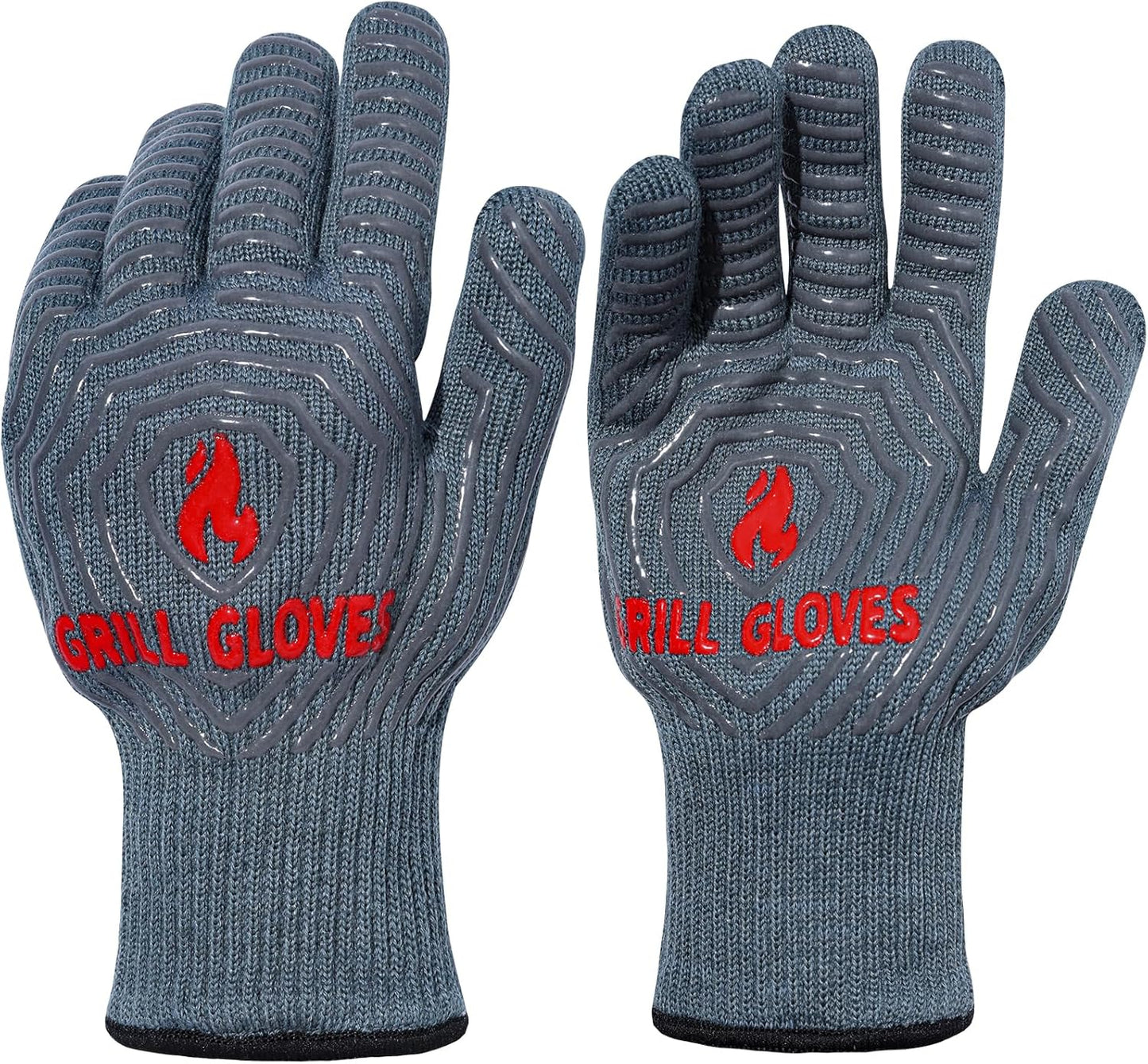 ZOPTIL Heat Proof Grill Gloves - Non-Slip BBQ Accessory