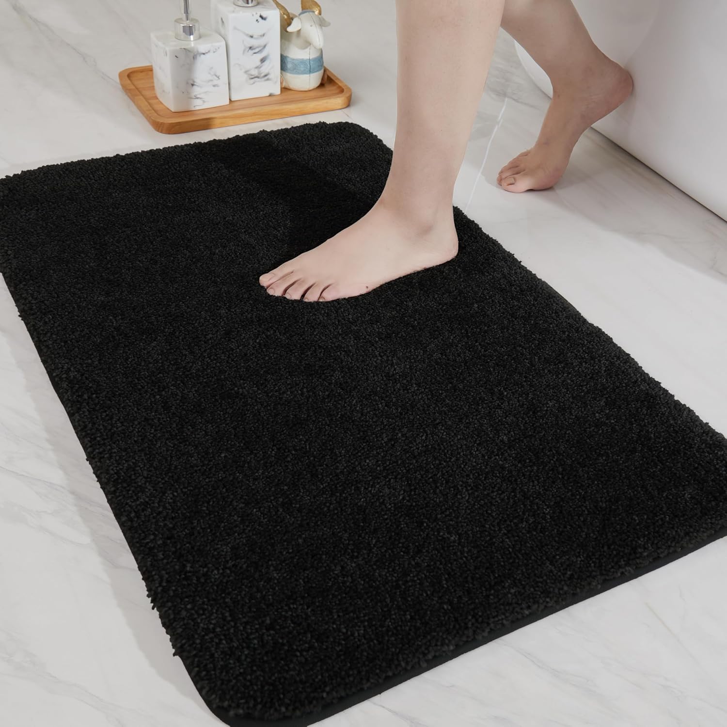 COSY HOMEER Plush Shaggy Bathroom Rugs Mat for Luxurious Comfort