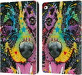Dean Russo Smiling Collie iPad Air 2 Leather Wallet Case - USA Made