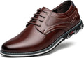 Men's Dress Oxford Shoes - Comfortable Lightweight Leather Look