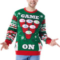 Giggling Getup Ugly Christmas Sweater LED Pullover - Fun Party Game