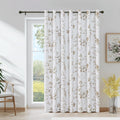 Beauoop Floral Blackout Curtains 100% Blackout 84 Inch Length
