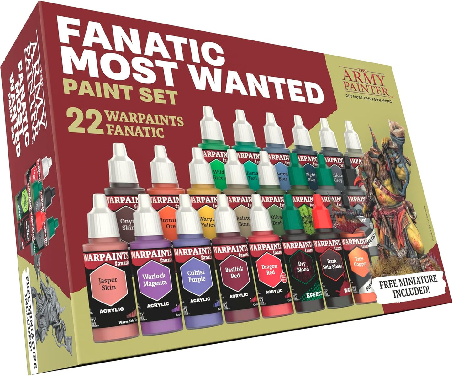 Warpaints Fanatic Most Wanted Paint Set for Miniatures
