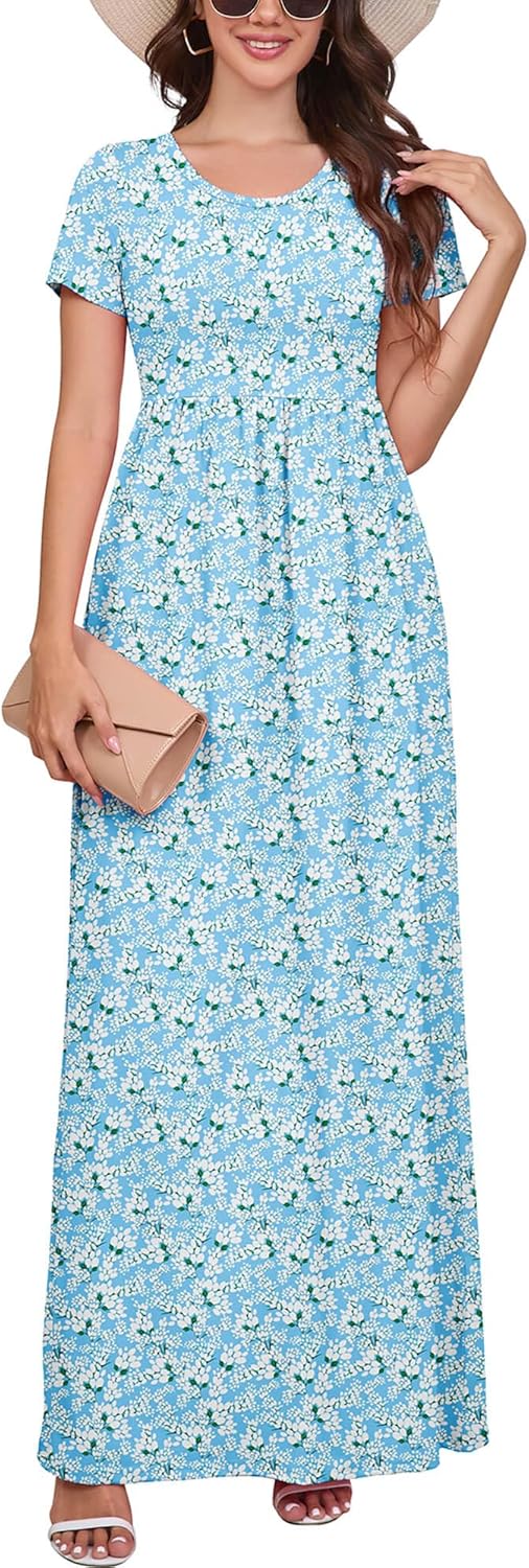 DEARCASE Maxi Dress for Women - Casual Summer Loose Style