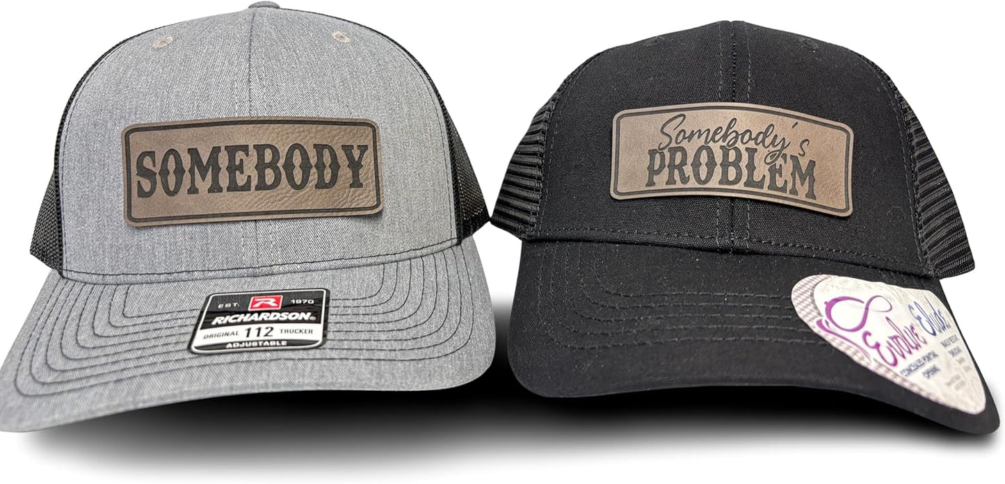 Somebody's Problem Vintage Trucker Hats for Men & Women