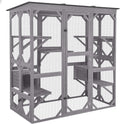 Aivituvin Cat House Outdoor Catio with Large Enter Door