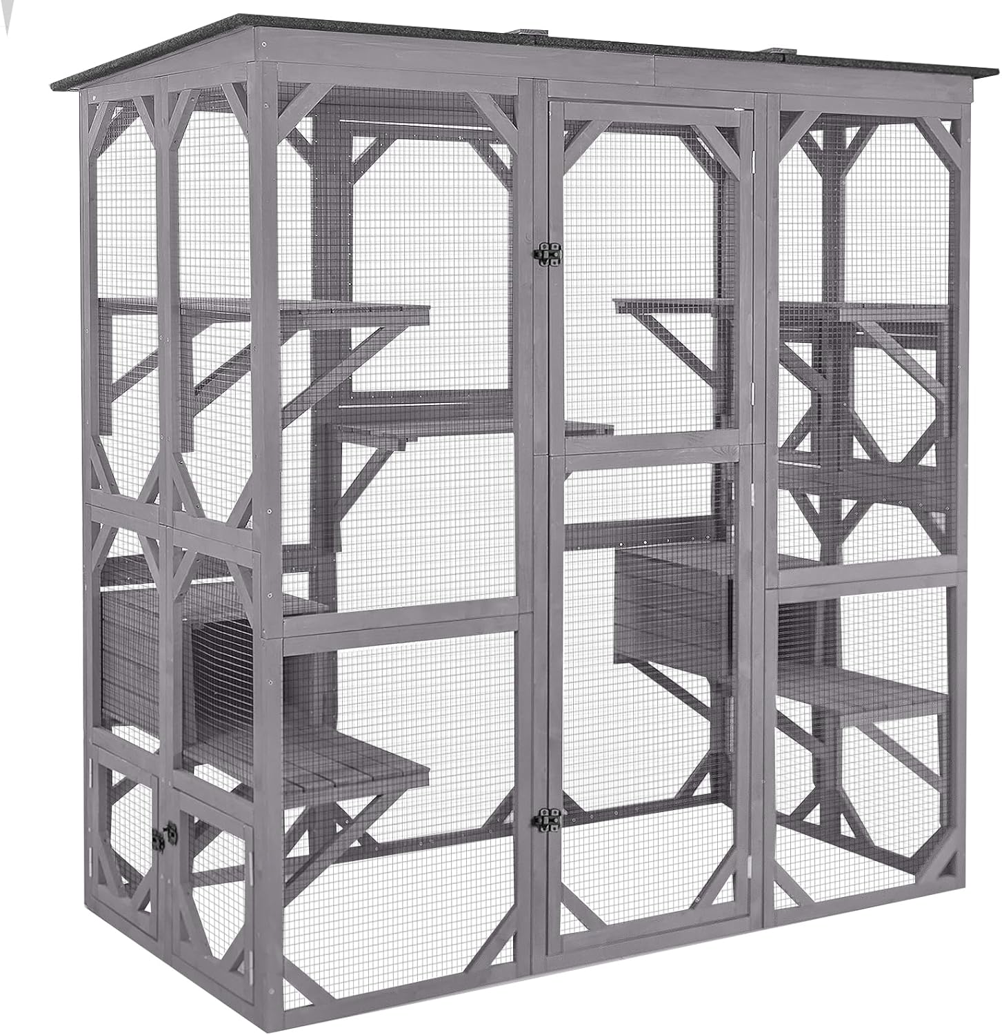Aivituvin Cat House Outdoor Catio with Large Enter Door