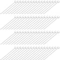 Peg Board Hooks 100 Pack 12 in Stainless Steel Pegboard Hooks - Garage