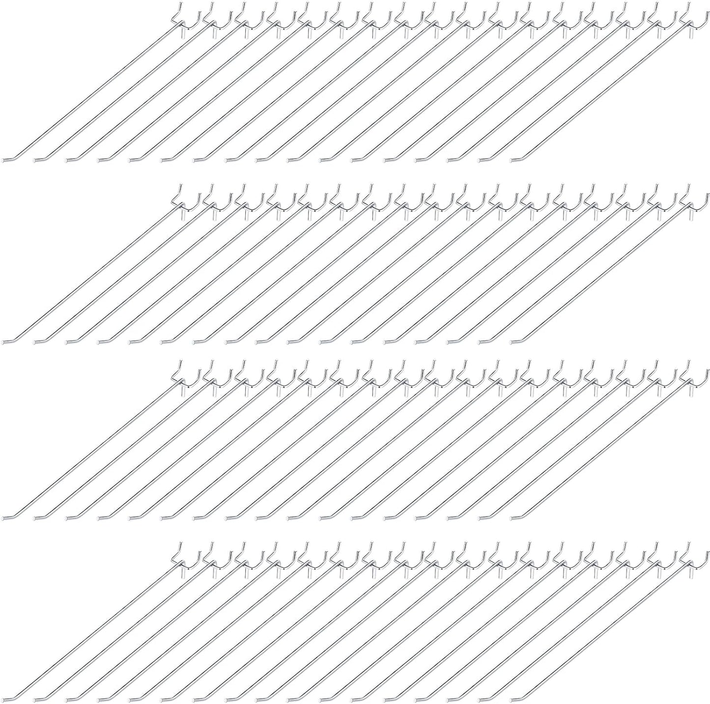Funrous 100 Pack Peg Board Hooks for Garage Storage Tools