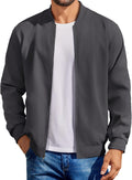 COOFANDY Men's Cotton Bomber Jacket Lightweight Flight Jacket Jewelry