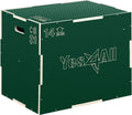 3-in-1 Wooden Plyo Box for Home Gym - 450 lb Capacity Workout Box