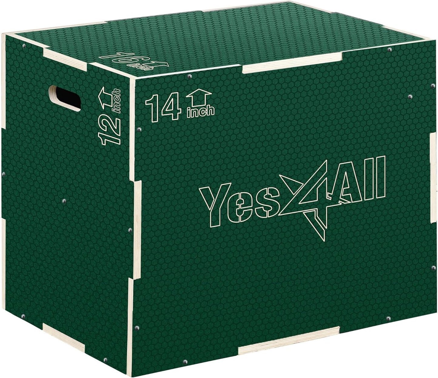 3 in 1 Non-Slip Wooden Plyo Box for Effective Workouts