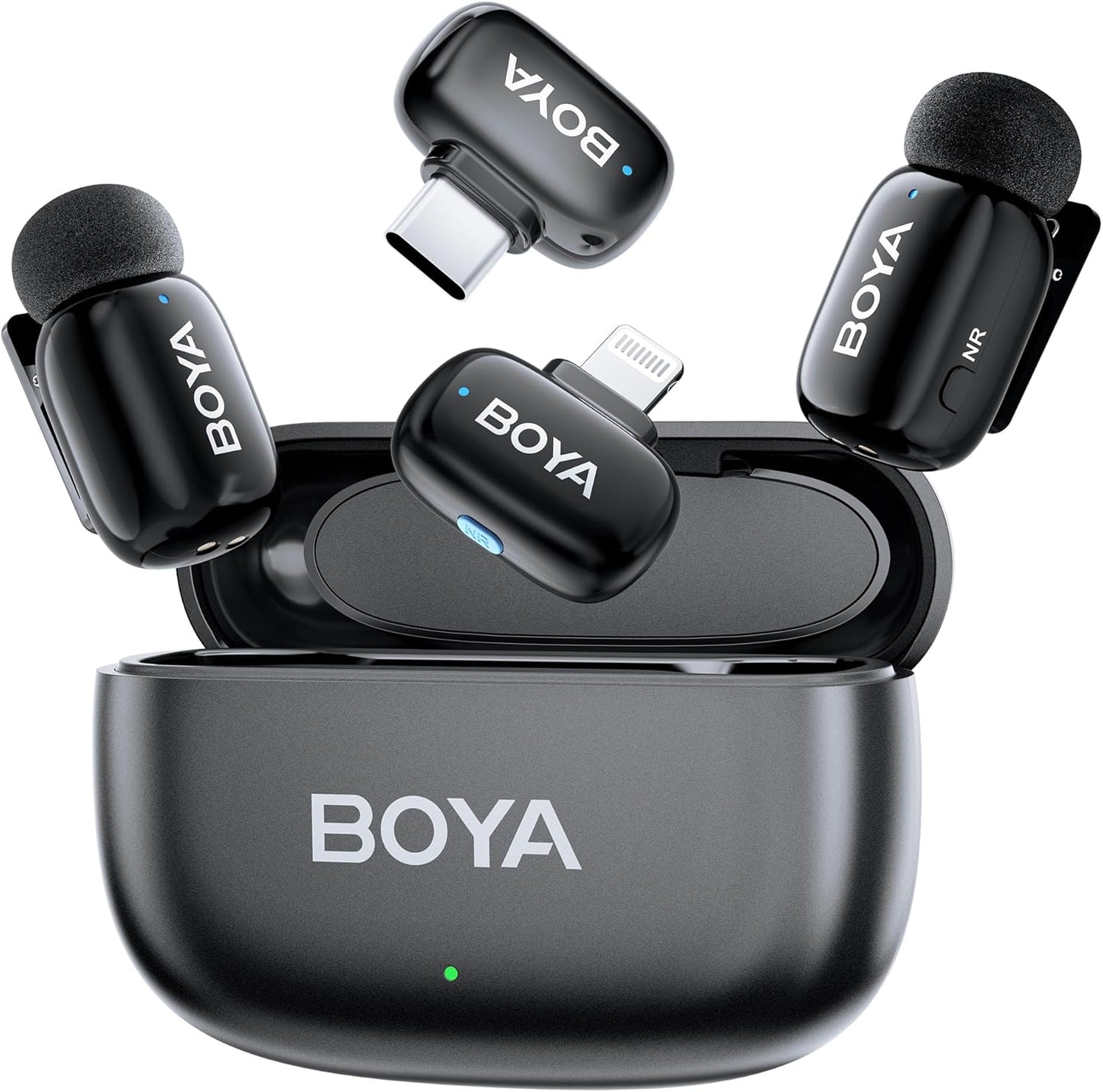 BOYA Mini Wireless Lavalier Microphone for iPhone and Android