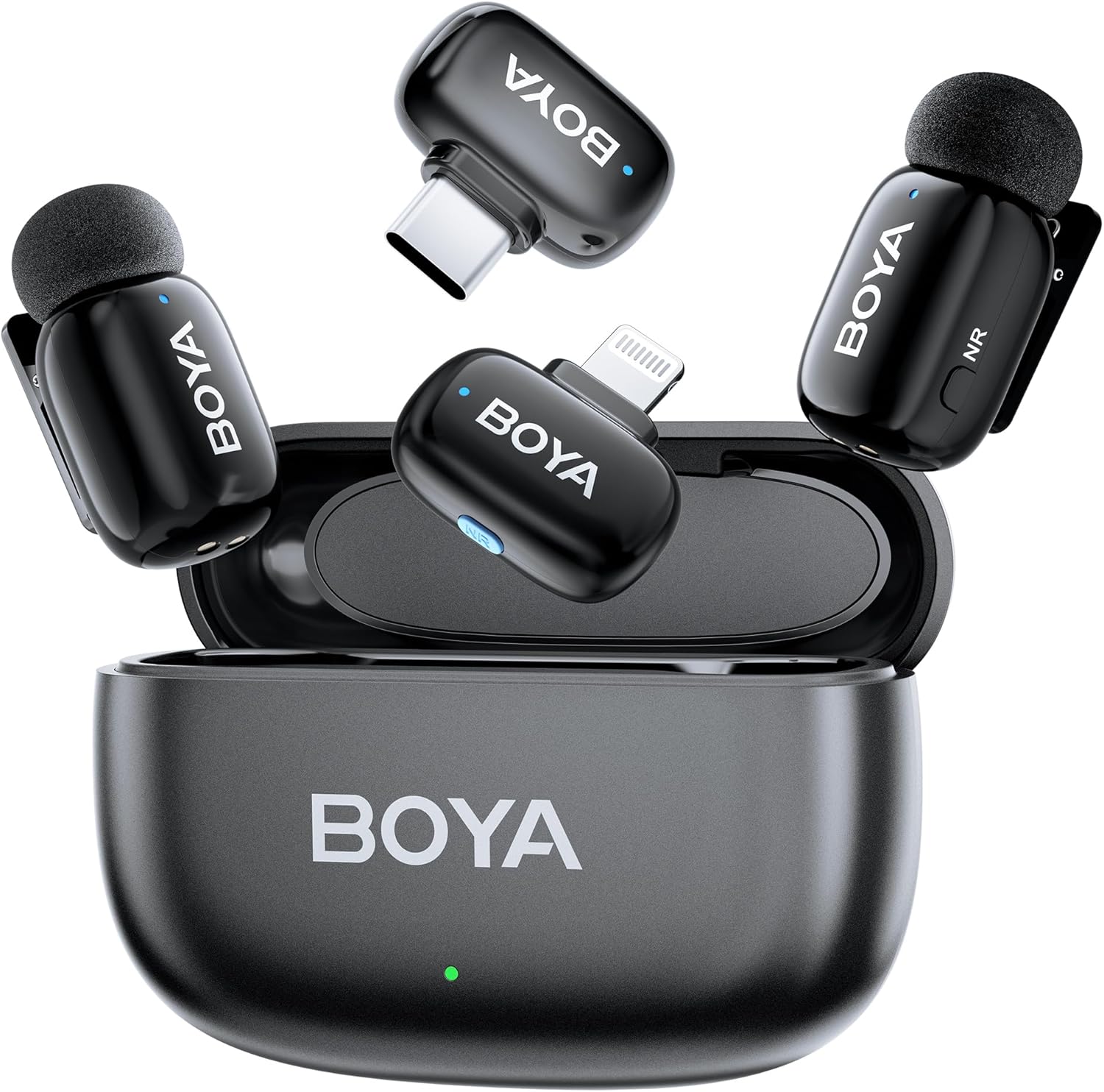 BOYA Mini Wireless Lavalier Microphone for iPhone and Android