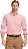 Izod Mens Performance Comfort Long Sleeve Shirt - Everyday Fit Shirts