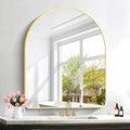 Arched Bathroom Mirror 30x36 in - Elegant Arch Wall Mirror