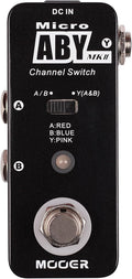MOOER Micro ABY MKII Channel Switch Pedal - Simple ABY Switching
