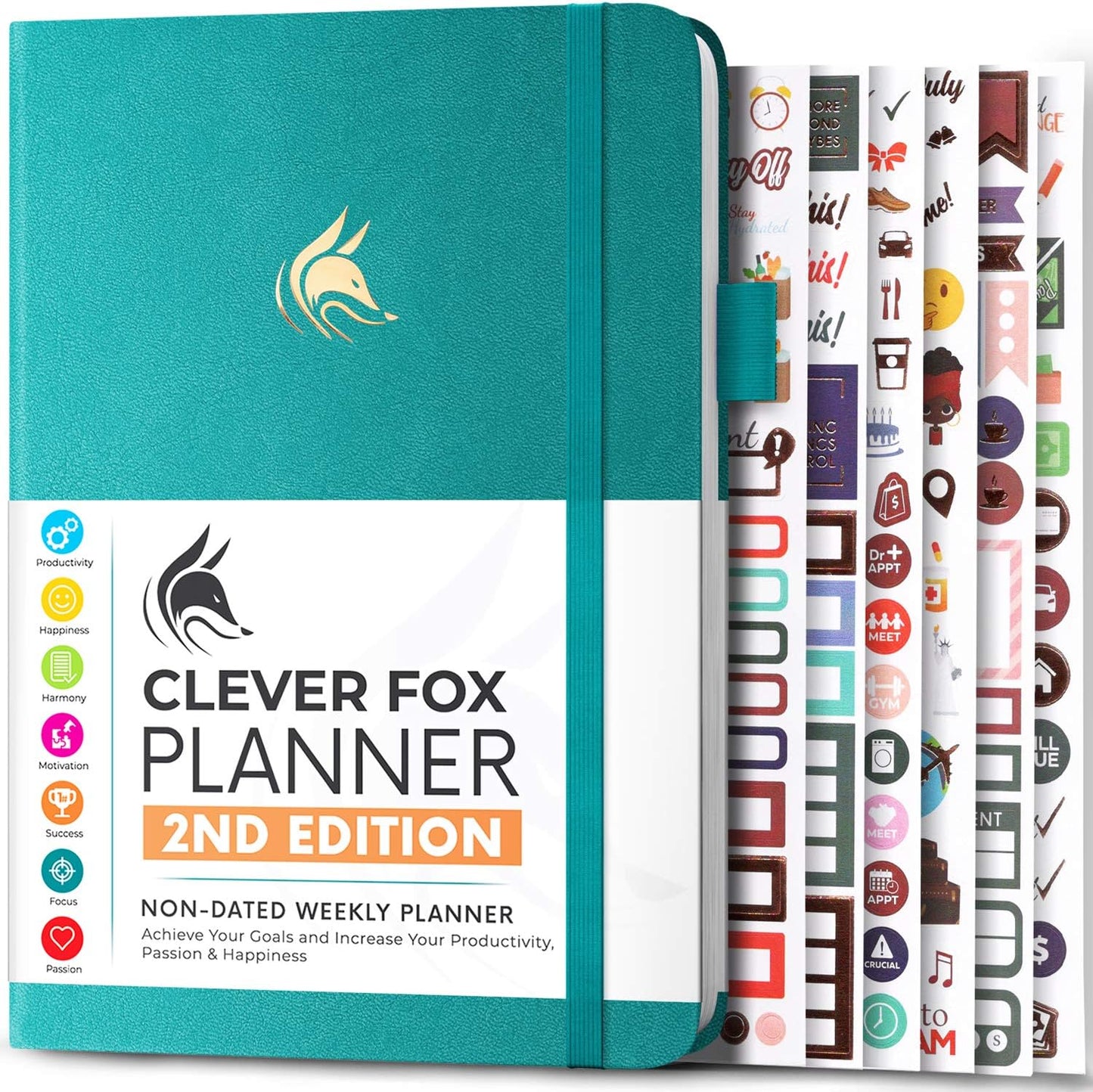 Clever Fox Planner 2nd Edition for Effective Time Management