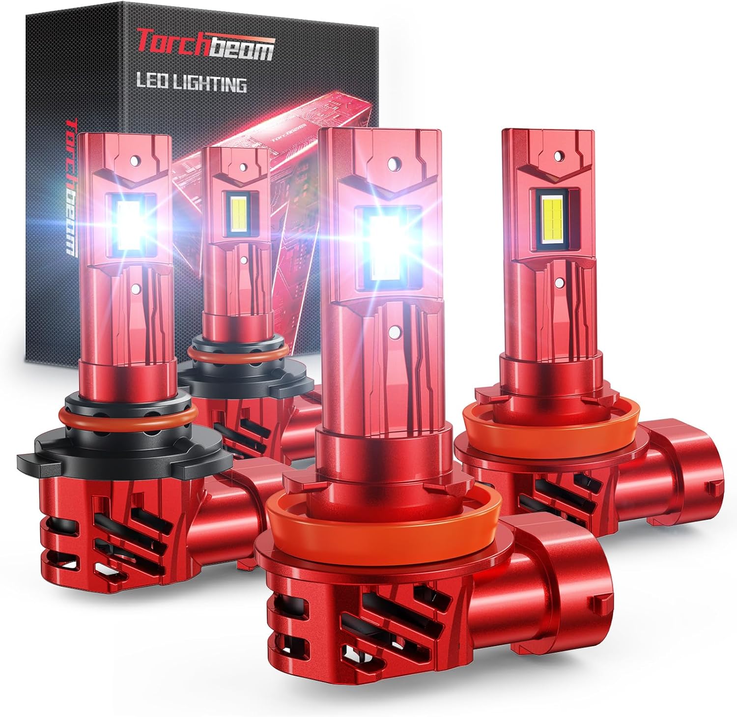 Torchbeam 9005 H11 Bulbs: Bright 90000LM Fog Lamps for Safety
