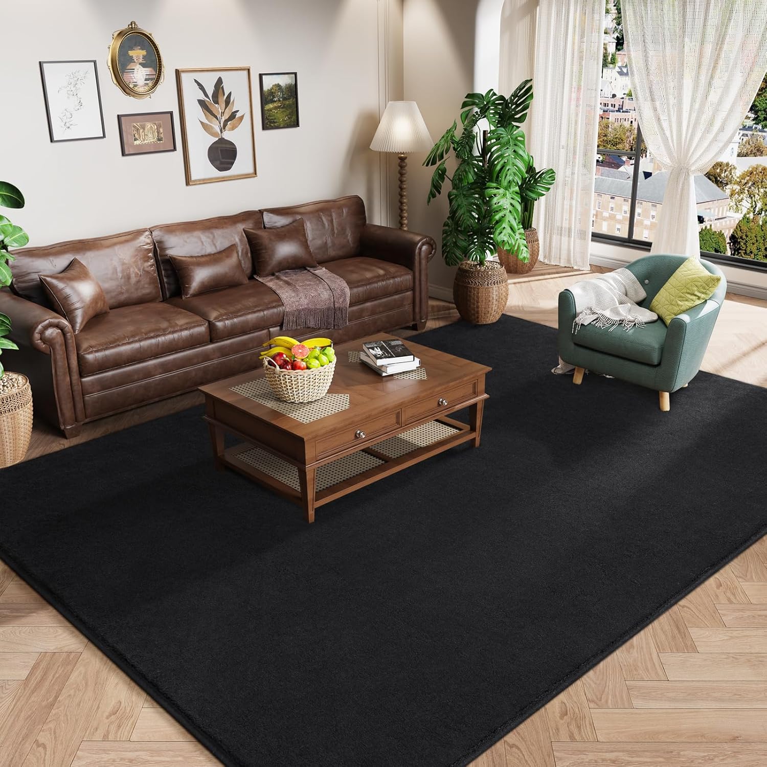 Amearea Large Modern Area Rugs for Bedroom Living Room Decor
