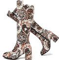 Women's Extra Wide Calf Knee High Boots True Wide Width Chunky Heeled