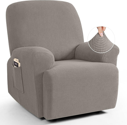 TAOCOCO Recliner Cover 4-Pieces for Ultimate Furniture Protection