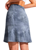 SANTINY 19in Golf Skort Knee Length High Waist Skort - Comfortable Fit