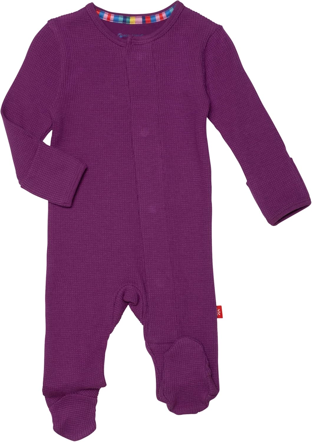 Magnetic Baby Footie Pajamas for Girls - Silky Soft Modal Fabric