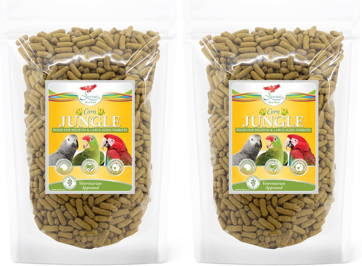 Scenic Corn Jungle Premium Parrot Food for Large Birds