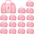 Girls Jelly Purse Bags 16 Pcs Set - Reusable Beach & Easter Totes