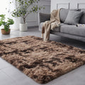 TABAYON 8 x 10 ft Shag Area Rug - Ultra Soft Tie-Dyed Plush