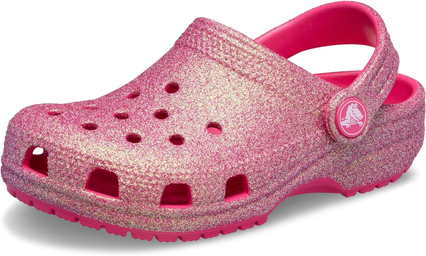Crocs Kids' Classic Glitter Clog for Playful Adventures