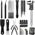 3D Printer Tools Kit - 46-Piece Post-Print Finishing Kit