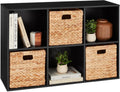 6-Cube Storage Organizer Bookcase - Customizable Display Shelf