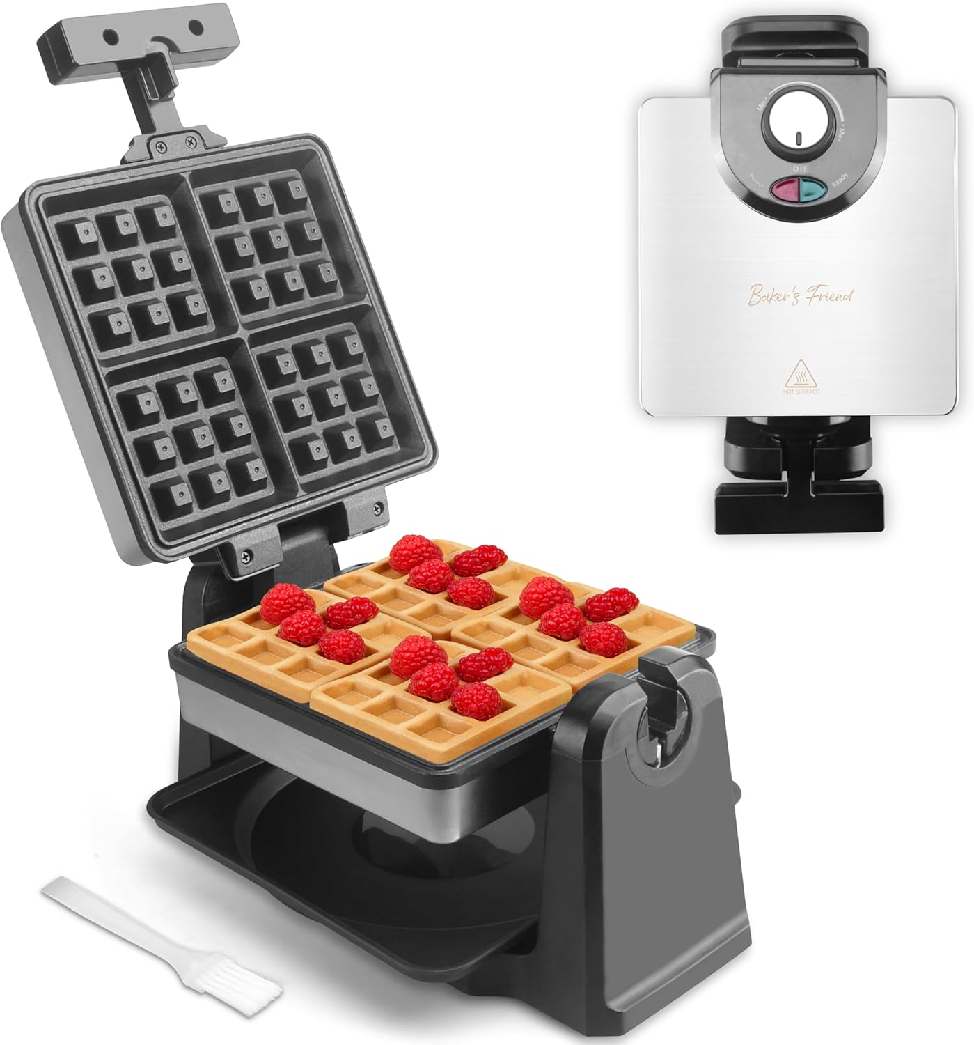 Rotating Belgian Waffle Maker - Browning Control