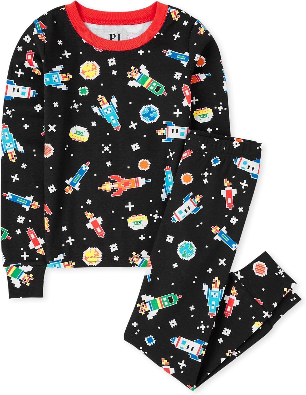 Boys' 100% Cotton Long Sleeve Pajama Set for Cozy Nights