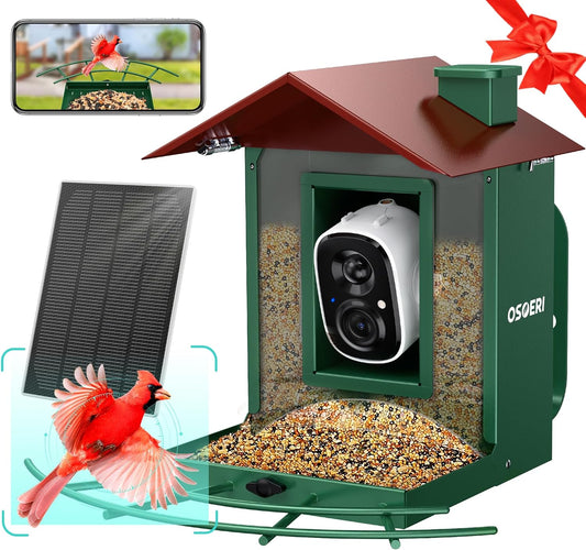 Smart Bird Feeder Camera: Auto Capture, AI Identify