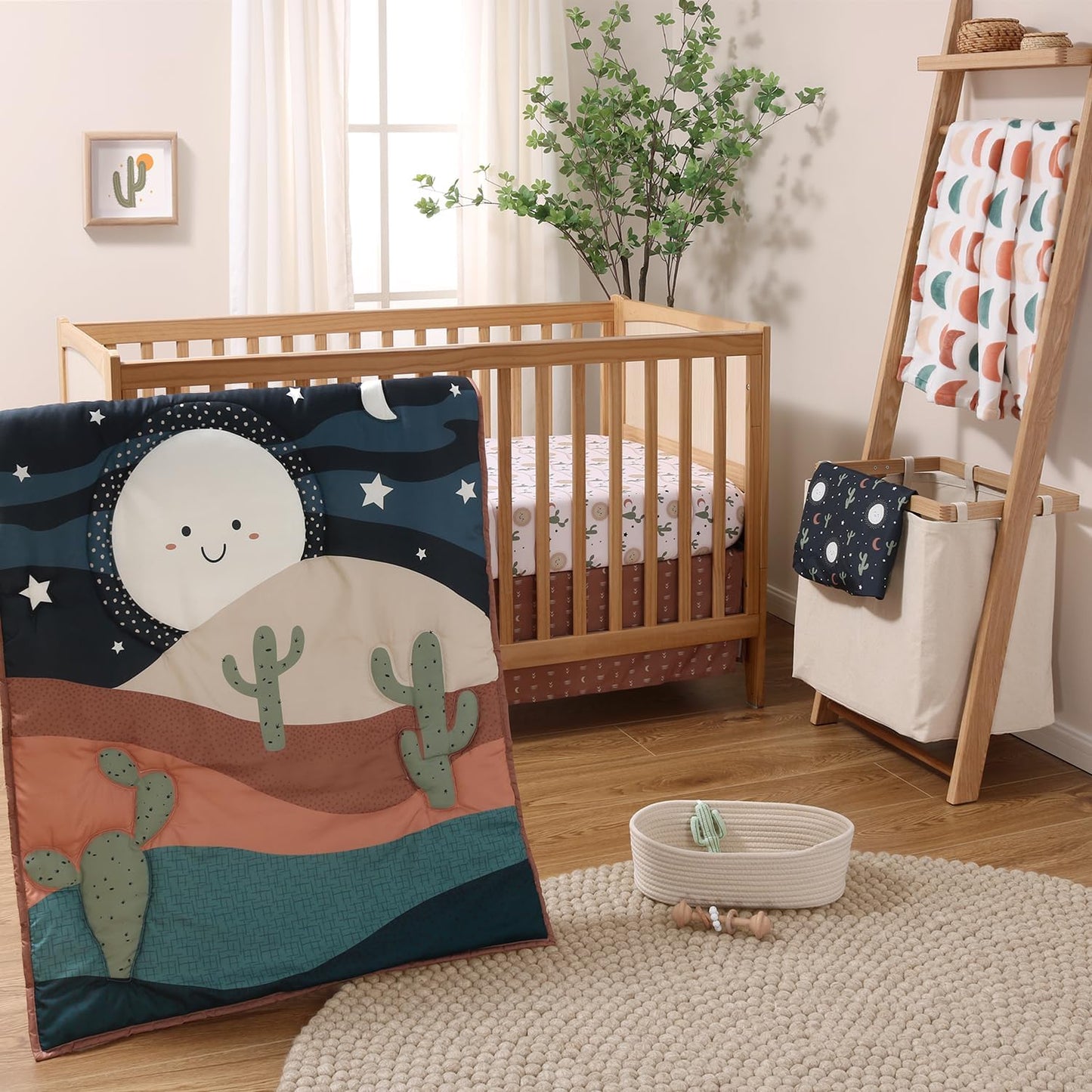 The Peanutshell 5 Piece Baby Crib Bedding Set for Boys & Girls