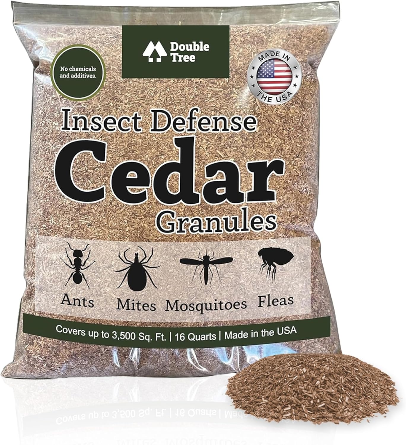 Cedar Granules for Flea, Tick, Ant, and Mosquito Control