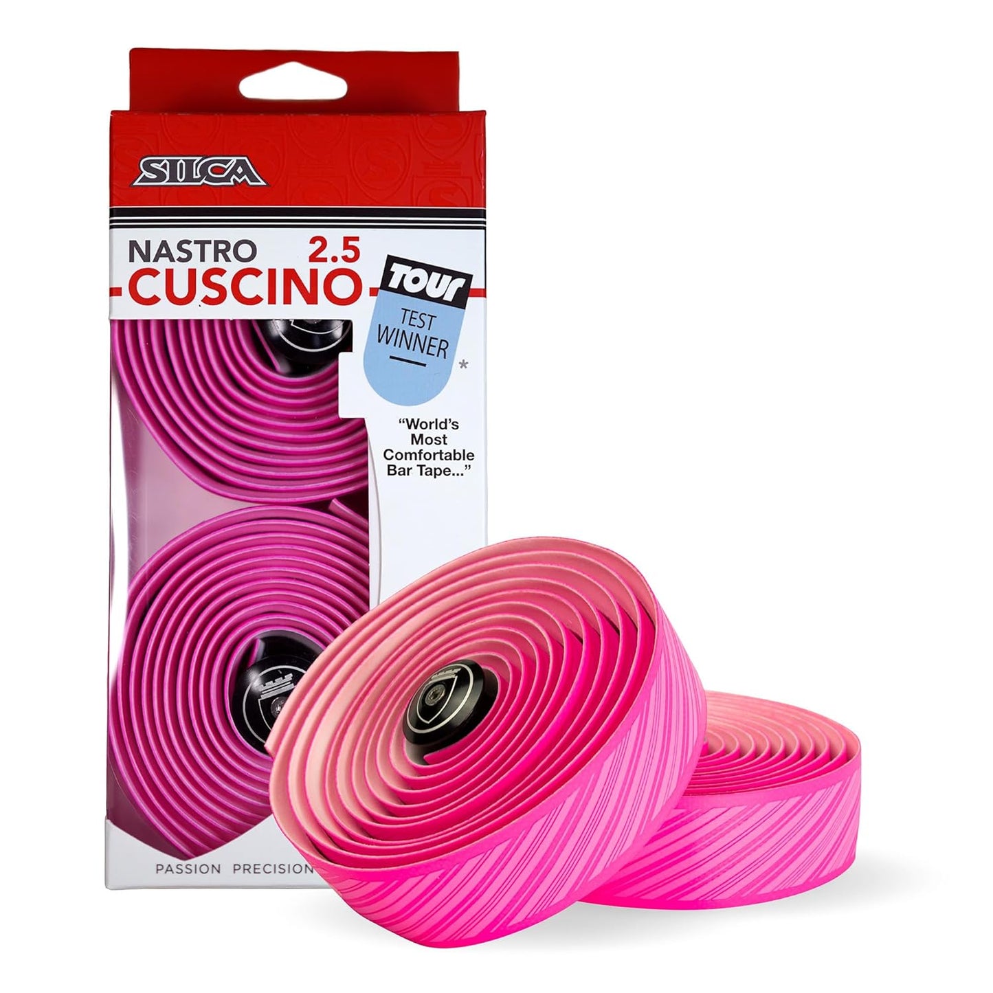 SILCA Nastro Cuscino Pink Bike Handlebar Tape for Comfort
