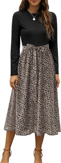 Zattcas Women 2025 Summer Ribbed Midi Dress - Modest Work & Church put