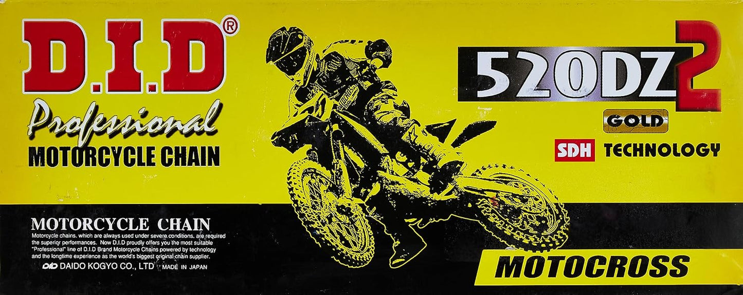 DID 520DZ-120 Gold High Performance Non-O-Ring Chain Review