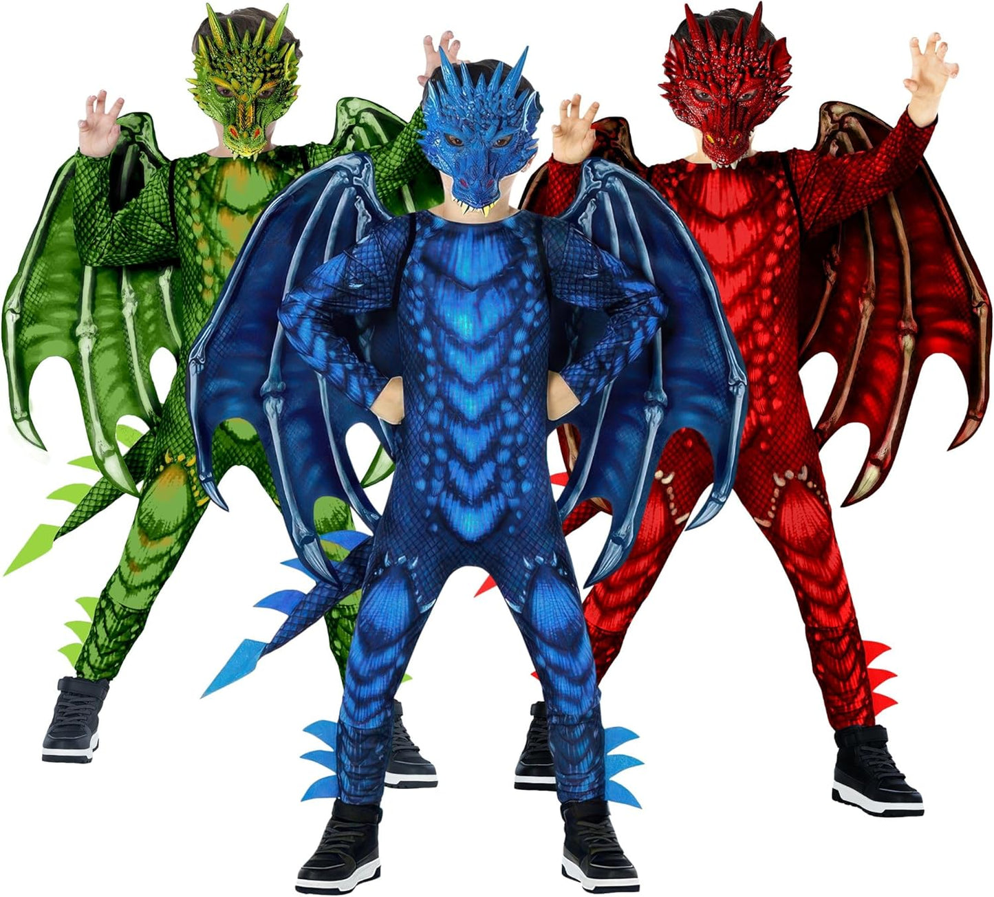Morph Dragon Costume for Kids - Complete Dragon Adventure Set
