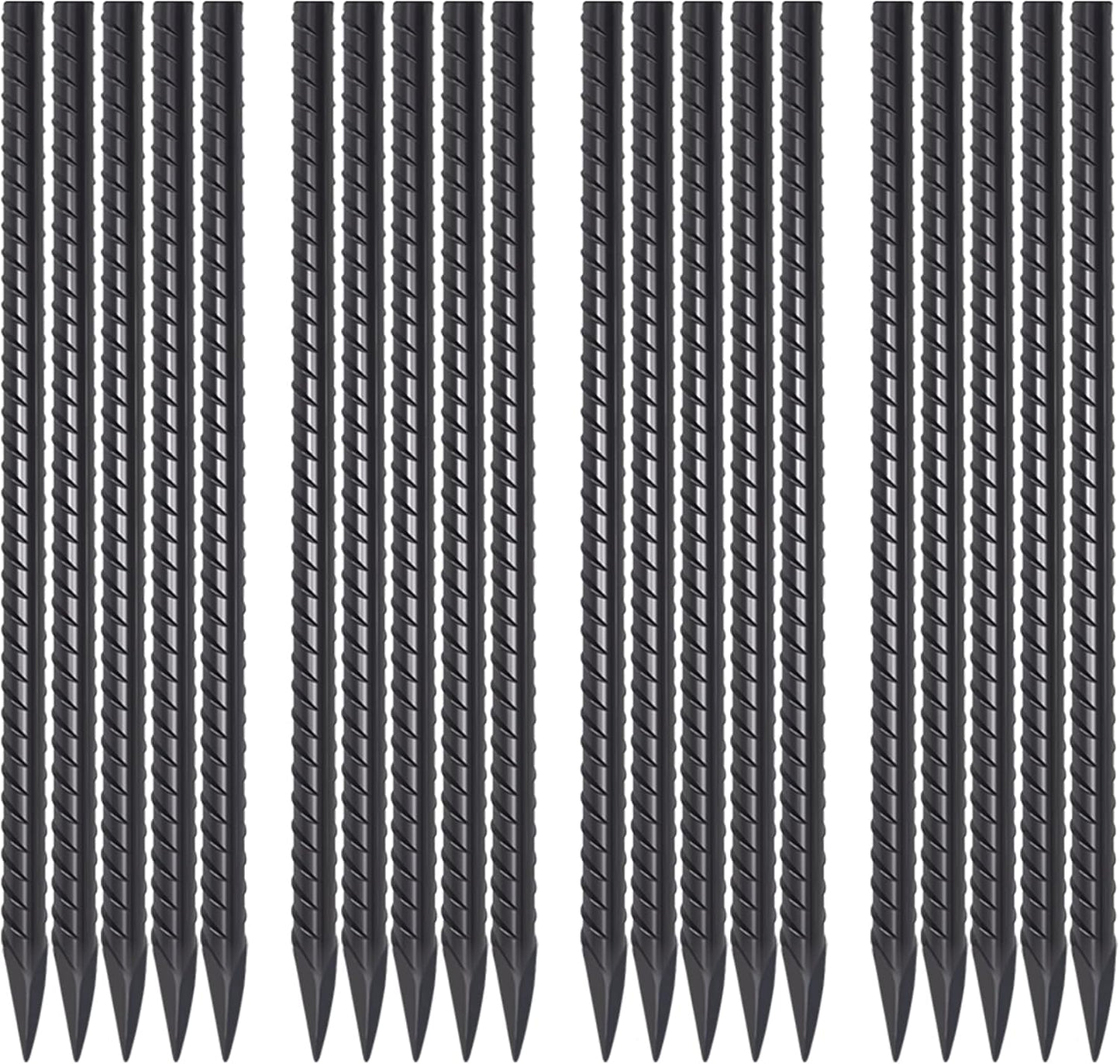 AAGUT 24 Inch Rebar Stakes for Garden and Landscape Use