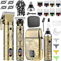Professional Hair Clippers for Men 4-in-1 Grooming Set - T-Blade
