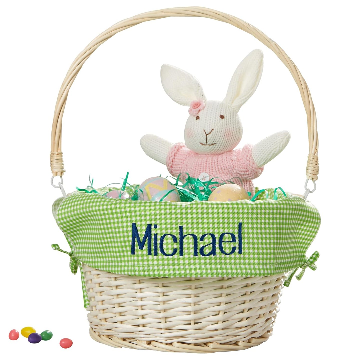 Personalized Hand-Woven Willow Easter Basket for Kids Fun