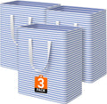 3 Pack Large Laundry Basket - Waterproof Collapsible Hampers